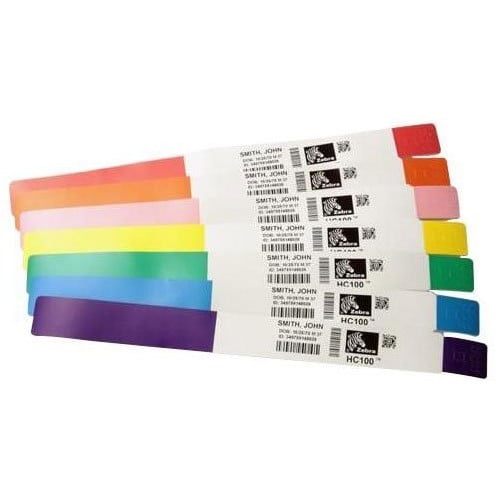Zebra DT Wristband Polypropylene/Vinyl (1" x 11") (1" Core) Zebra DT Wristband Polypropylene/Vinyl (1" x 11") (1" Core)