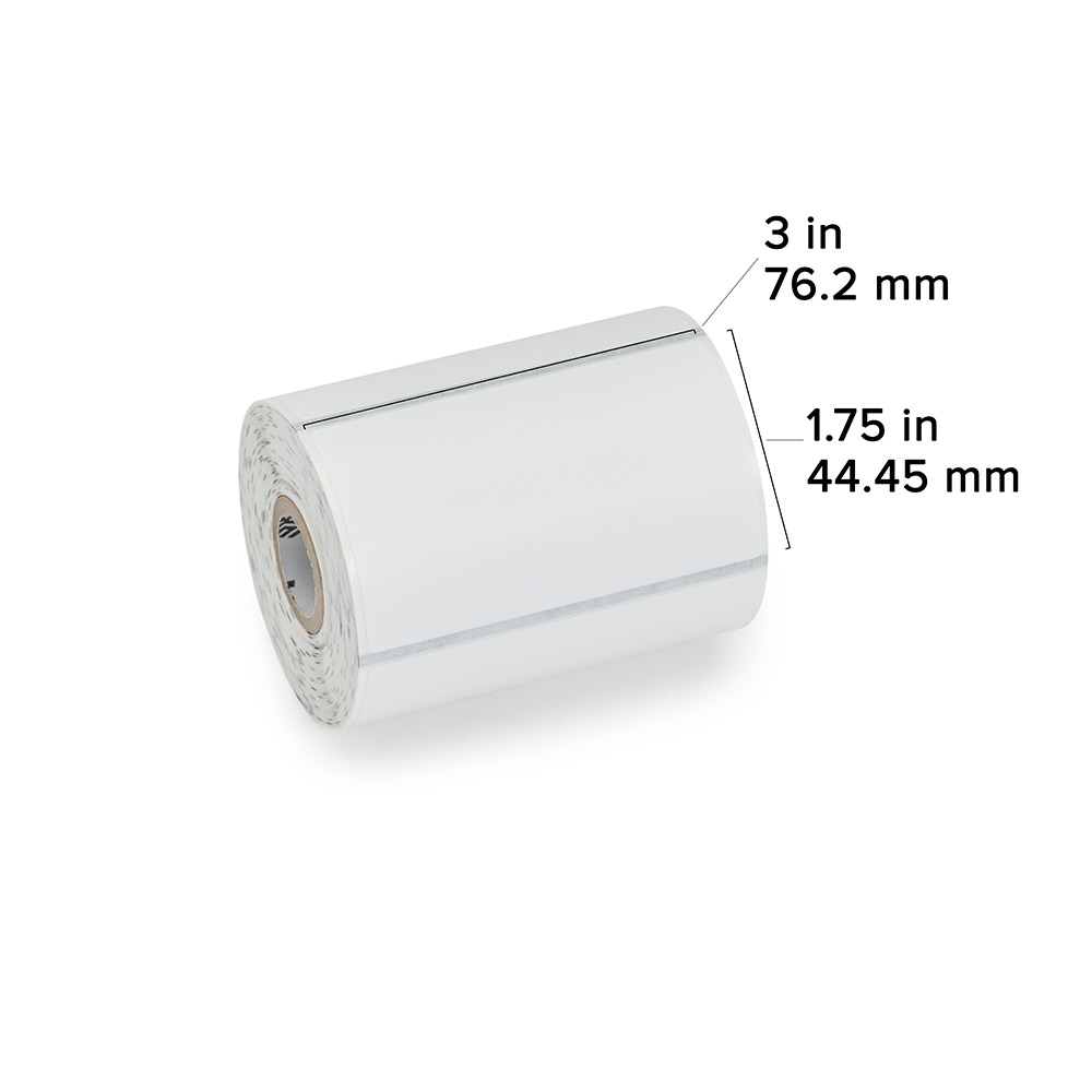 ZEBRA DIRECT THERMAL LABEL PAPER (3" X