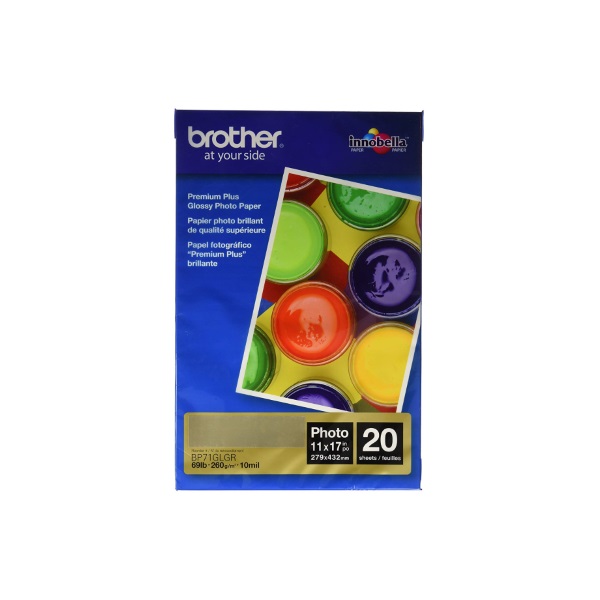 Brother High Gloss Inkjet Paper (11" x 17") (20 Sheets/Pkg) Brother High Gloss Inkjet Paper (11" x 17") (20 Sheets/Pkg)