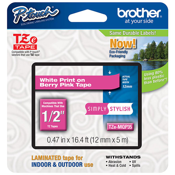 Brother 12mm (1/2") Simply Stylish White