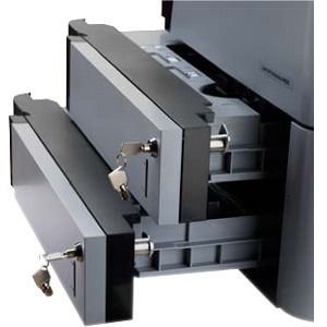 TROY 3 x 500-Sheet Secure Input Trays with Locks