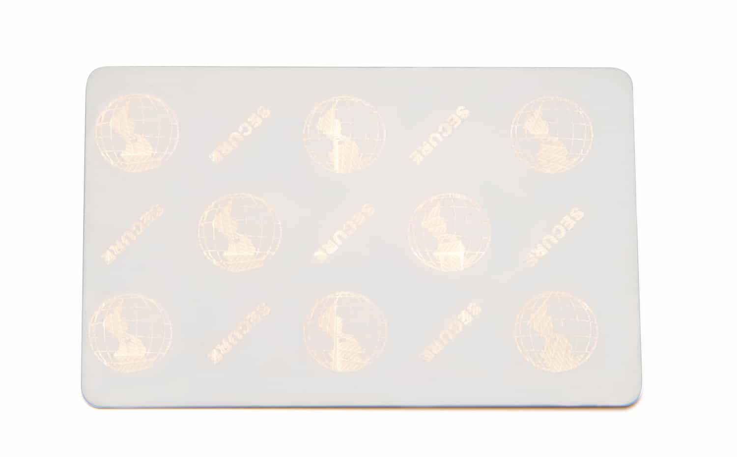 Zebra White Composite Cards (30 mil)