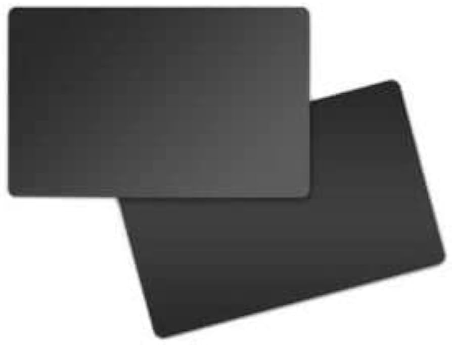 Zebra Food Safe PVC Card (30 mil) Black