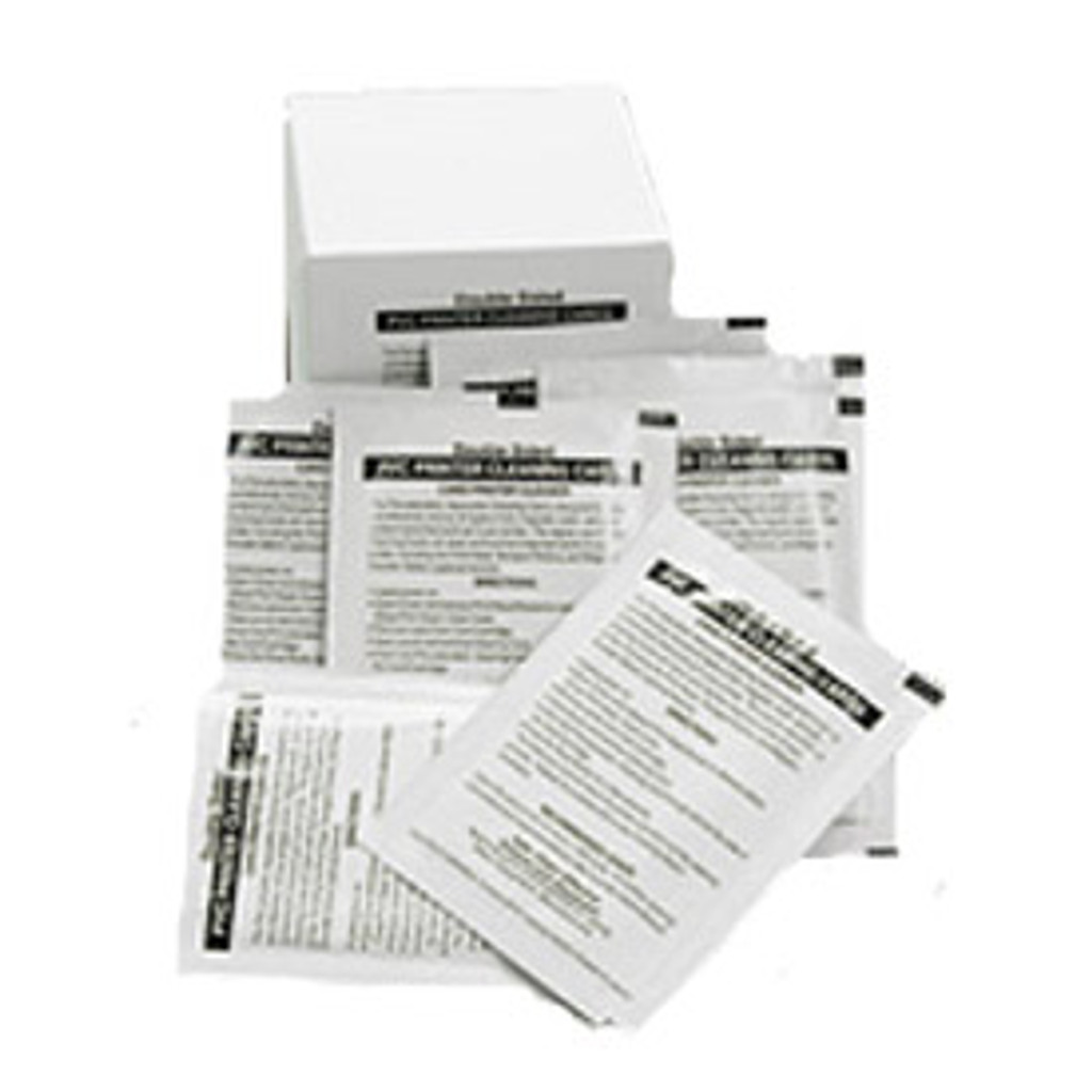 Zebra Cleaning Card Kit (Box of 100 Cards) For All Printers Zebra Cleaning Card Kit (Box of 100 Cards) For All Printers