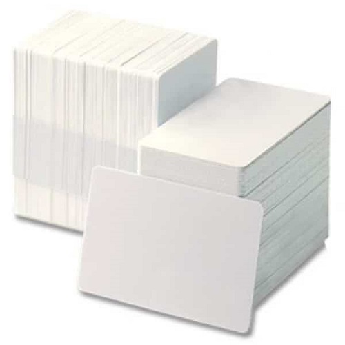 Zebra White PVC Cards (15 mil)