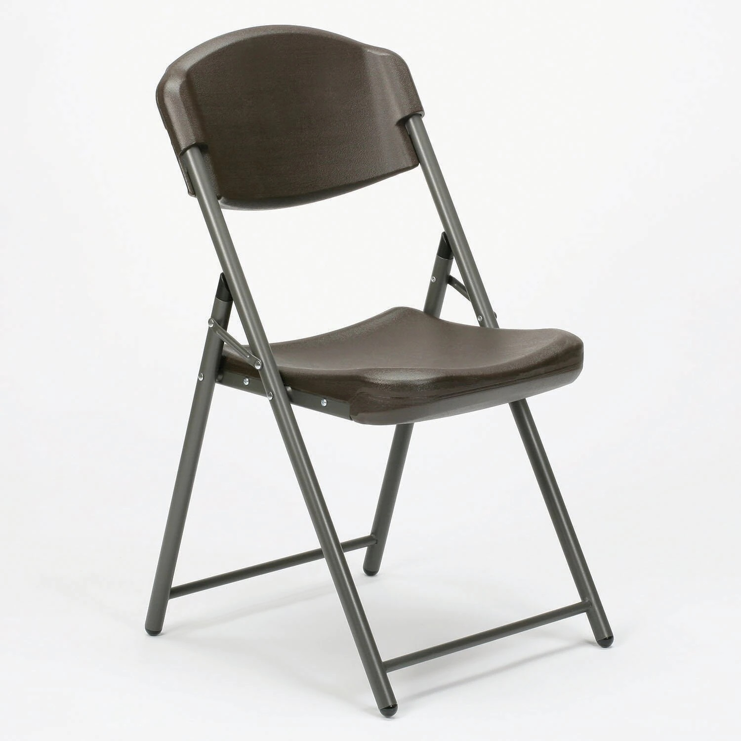 Skilcraft Folding Chair, Espresso/Black, 4/BX Skilcraft Folding Chair, Espresso/Black, 4/BX