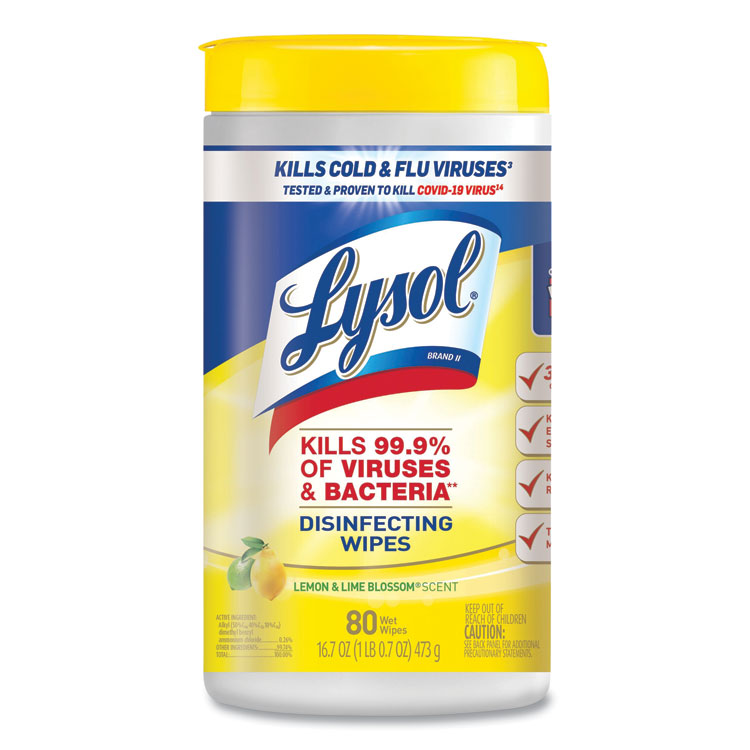 CLEANER,LYSOL,WIPES,6/CT