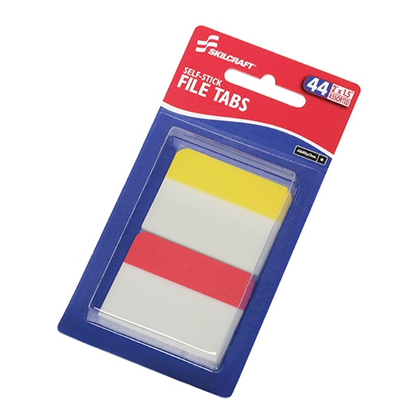 SELF-STICK TABS/PAGE MARKERS, 2", BRIGHT