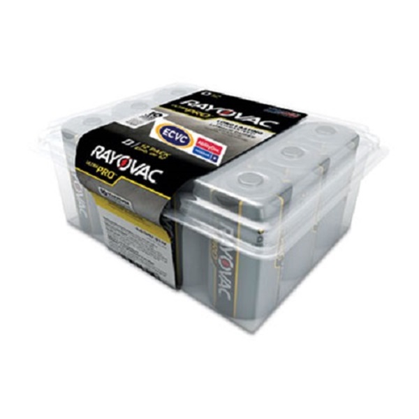 AbilityOne Alkaline D Battery, 12/PG