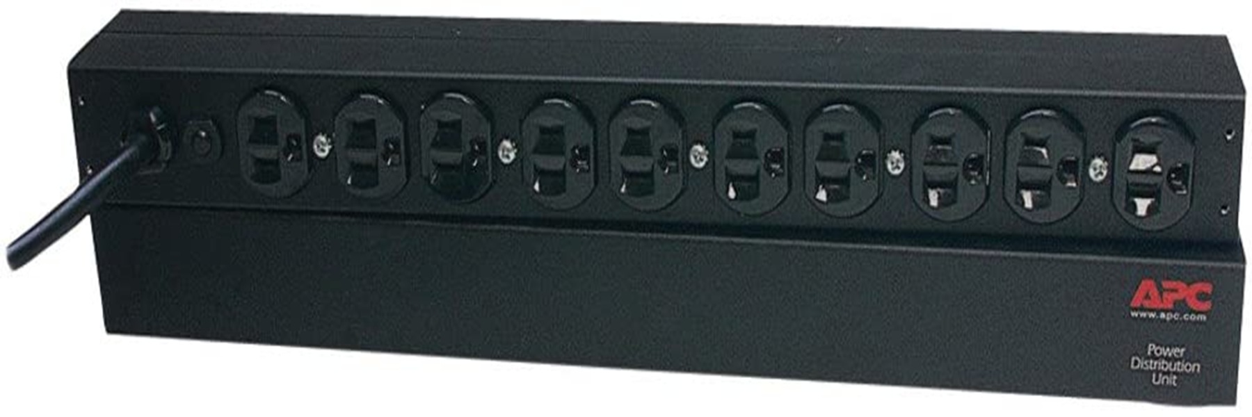 APC Basic Rack PDU , Input: 100V, 120V , Input Connections: NEMA 5-15P , Cord Length: 12 feet ( 3.66 meters ) , Output: 120V , Output Connections: NEMA 5-15R. Includes: Installation guide, Rack Mounting brackets.