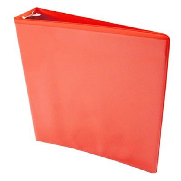 3RING BINDER WITH CLEAR OVERLAY    2 IN