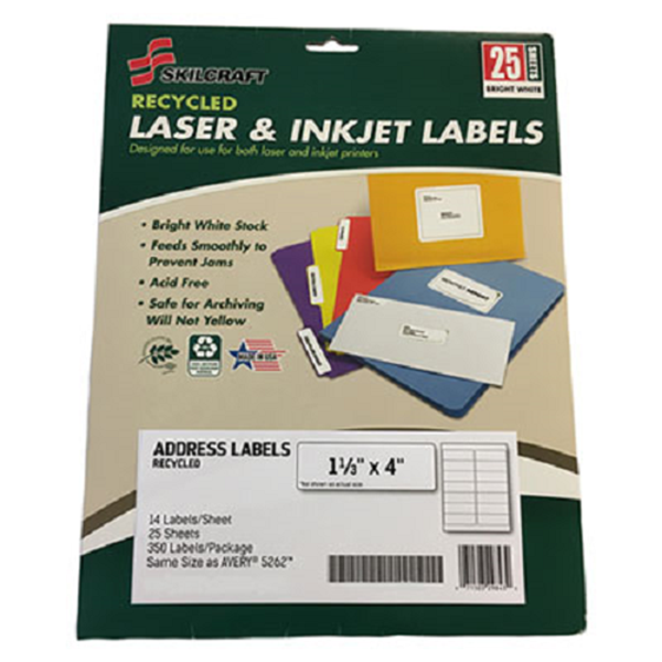 4 SKILCRAFT RECYCLED LASER AND INKJET LA