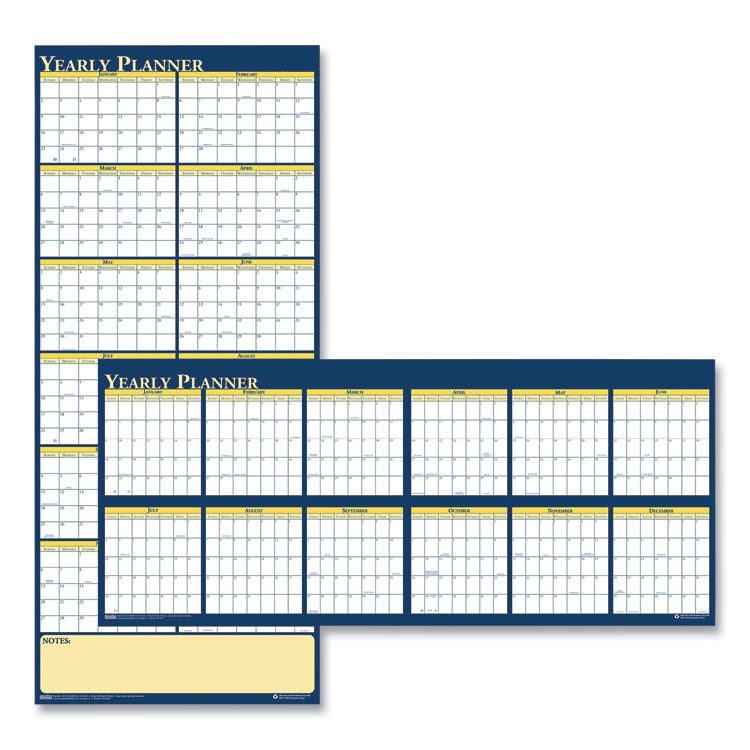 2025 Reversible Yearly Wall, 60x26