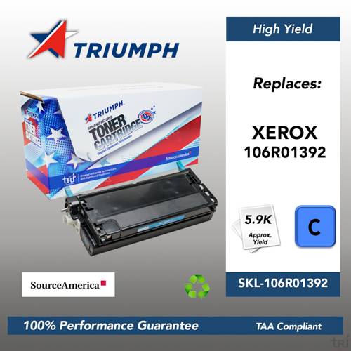 Remanufactured Skilcraft High Capacity Toner, Cyan, Yield 5900 Remanufactured Skilcraft High Capacity Toner, Cyan, Yield 5900