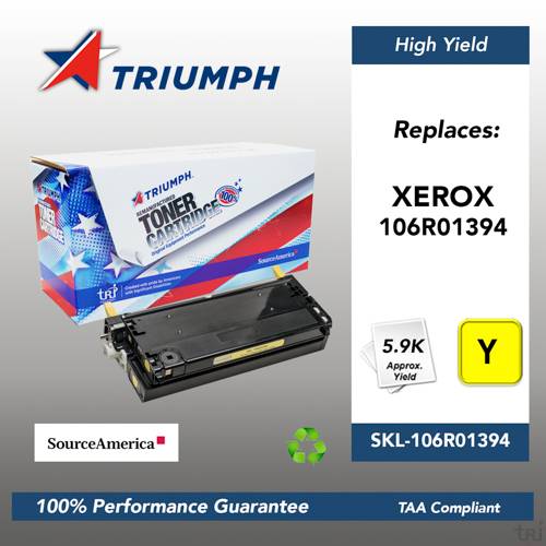 Remanufactured Skilcraft High Capacity Toner, Yellow, Yield 5900 Remanufactured Skilcraft High Capacity Toner, Yellow, Yield 5900