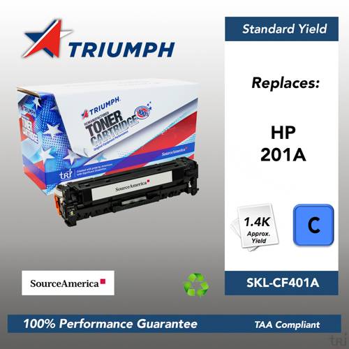 Remanufactured Skilcraft Toner, Cyan, Yield 1400
