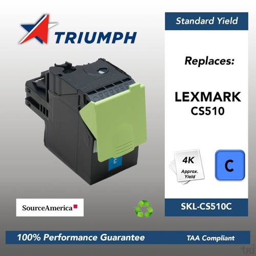 Remanufactured Skilcraft Toner, Cyan, Yield 4000