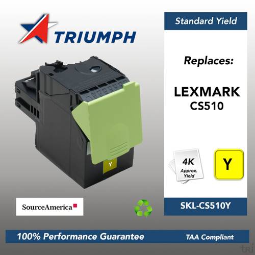 Remanufactured Skilcraft Toner, Yellow, Yield 4000 Remanufactured Skilcraft Toner, Yellow, Yield 4000