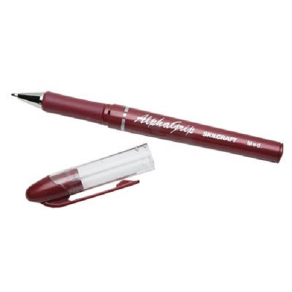 ALPHAGRIP BALL POINT PEN, RED, MEDIUM PO