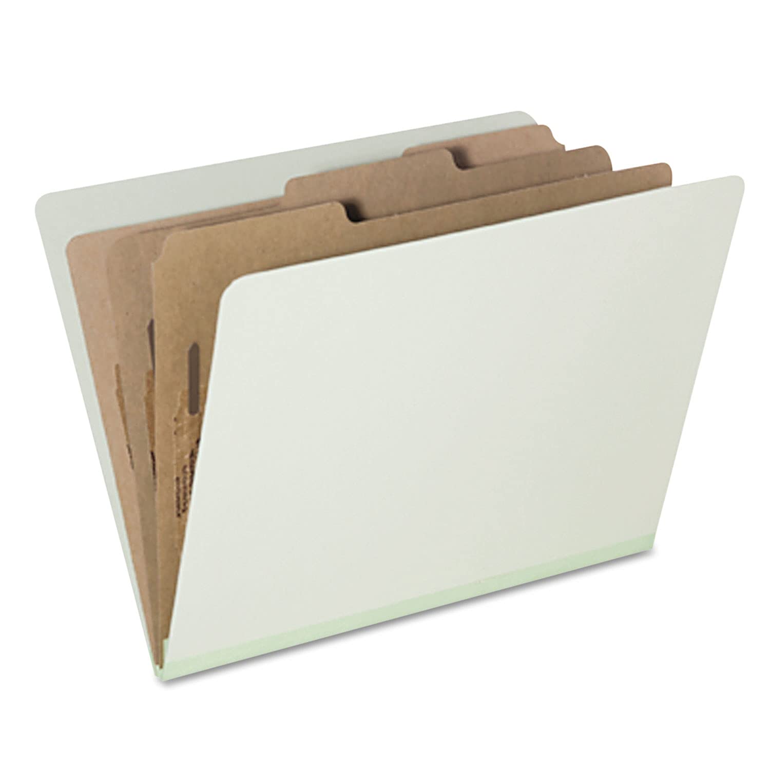 SKILCRAFT 8 Section Classification Folder, 3 Dividers, Letter, Green, 10/PK SKILCRAFT 8 Section Classification Folder, 3 Dividers, Letter, Green, 10/PK