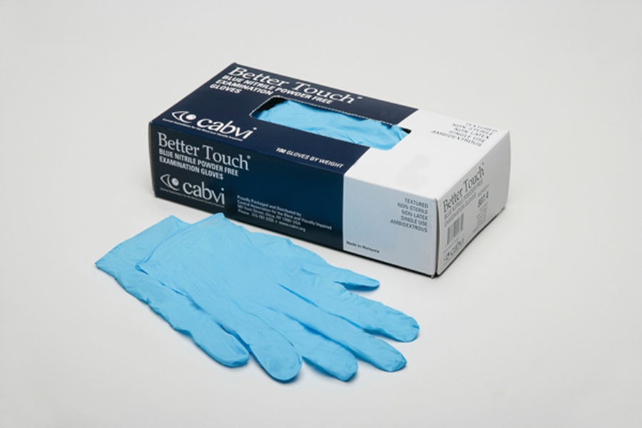Skilcraft Nitrile Gloves, Medium, Blue, 100/BX Skilcraft Nitrile Gloves, Medium, Blue, 100/BX