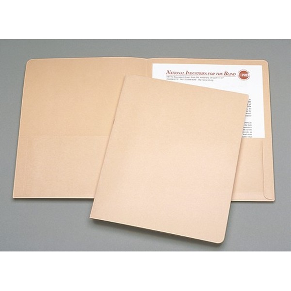DOUBLE POCKET PORTFOLIO, LETTER SIZE, TA