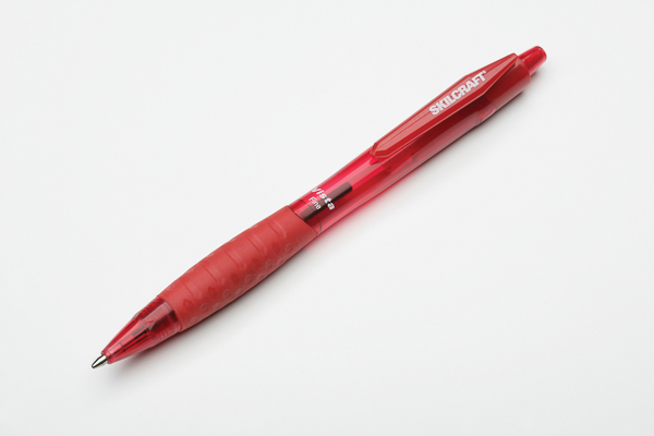 VISTA BALLPOINT PEN, RED, 0.5 MM