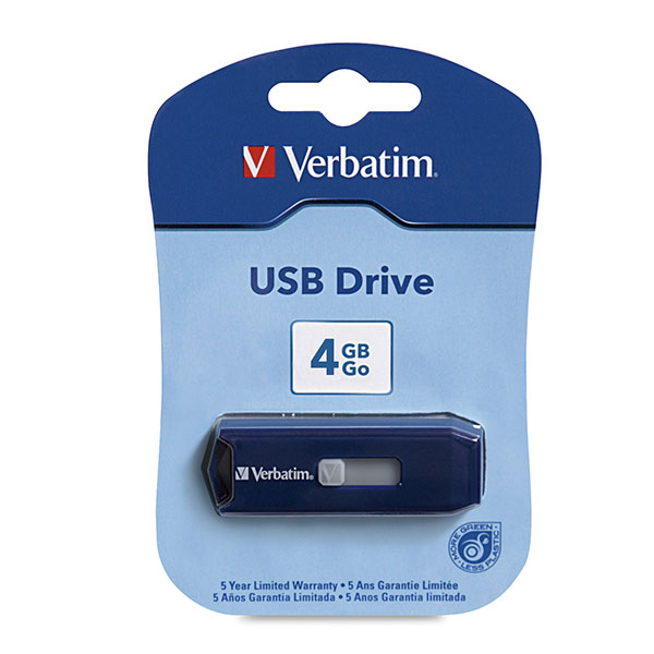 Verbatim 4GB USB Flash Drive - Blue