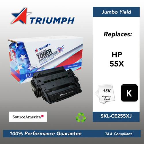 Remanufactured Skilcraft Toner, Black, Yield 12500 Remanufactured Skilcraft Toner, Black, Yield 12500