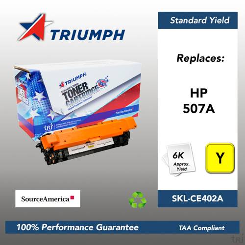 Remanufactured Skilcraft Toner, Yellow, Yield 6000 Remanufactured Skilcraft Toner, Yellow, Yield 6000