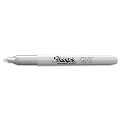 Sharpie Metallic Fine Point Permanent Markers, Fine Bullet Tip, 1/DZ
