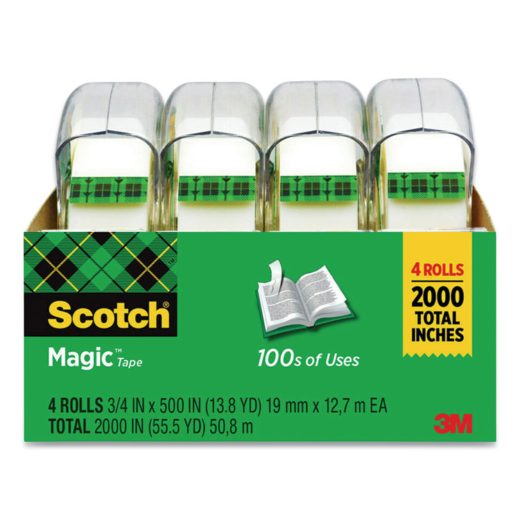 TAPE,3/4" X 300", 4/PK,CR