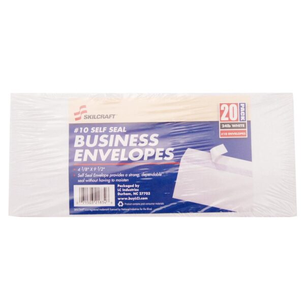 #10 BUSINESS ENVELOPES, 20/PACK