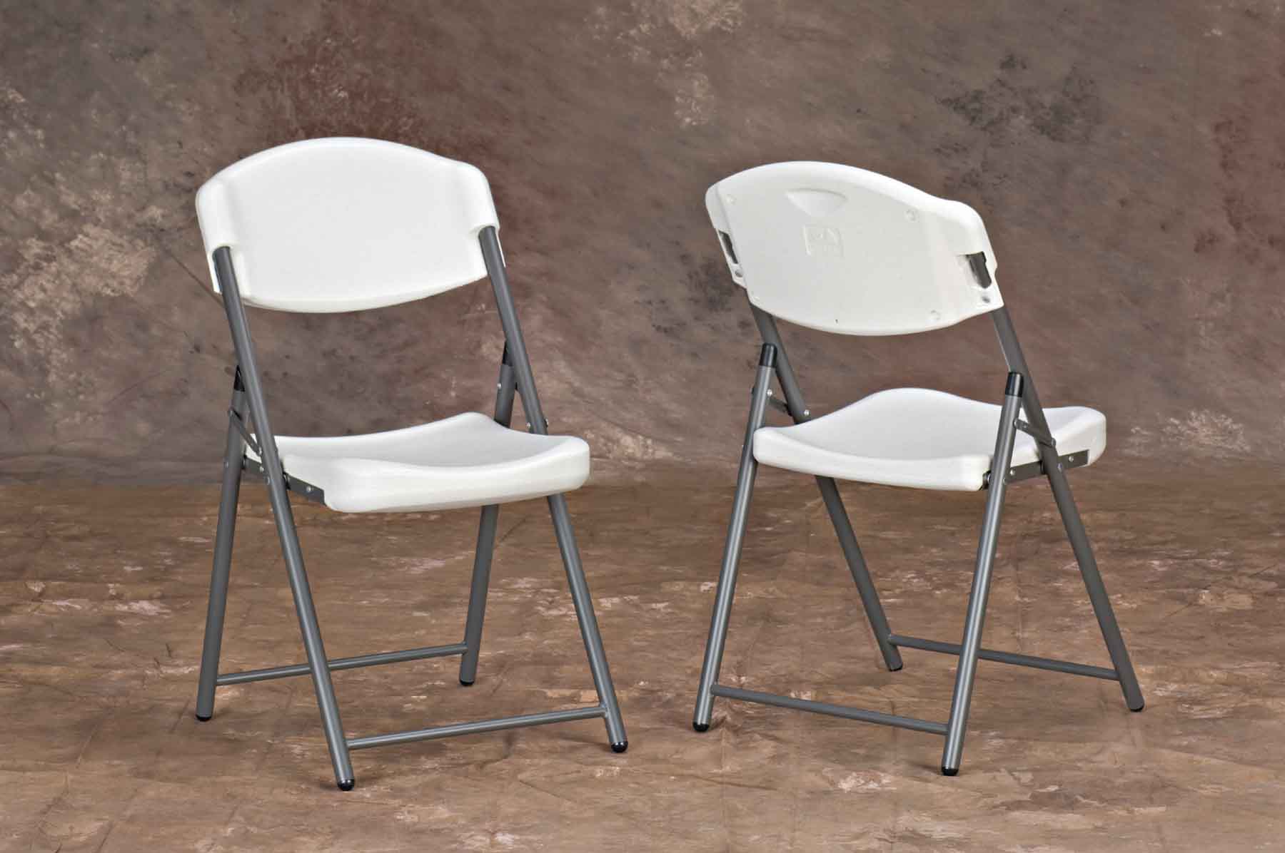 Skilcraft Platinum Folding Chair, 1/EA