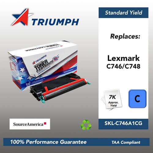 Remanufactured Skilcraft Toner, Cyan, Yield 7000 Remanufactured Skilcraft Toner, Cyan, Yield 7000
