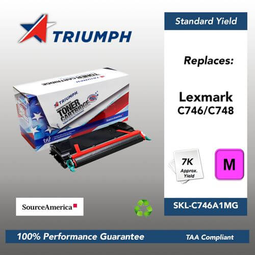 Remanufactured Skilcraft Toner, Magenta, Yield 7000 Remanufactured Skilcraft Toner, Magenta, Yield 7000