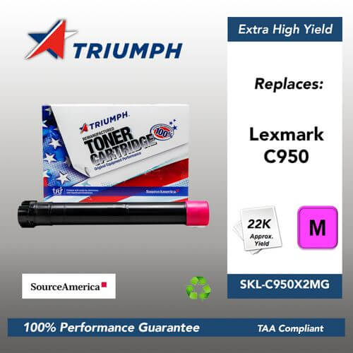 Remanufactured Skilcraft Toner, Magenta, Yield 22000 Remanufactured Skilcraft Toner, Magenta, Yield 22000