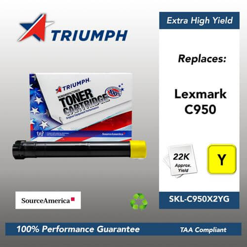 Remanufactured Skilcraft Toner, Yellow, Yield 22000 Remanufactured Skilcraft Toner, Yellow, Yield 22000