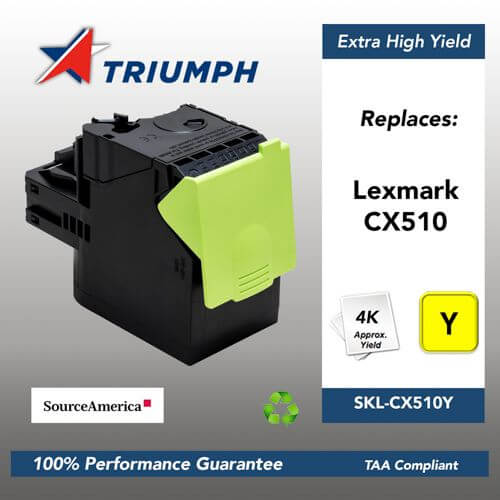 Remanufactured Skilcraft Toner, Yellow, Yield 4000 Remanufactured Skilcraft Toner, Yellow, Yield 4000