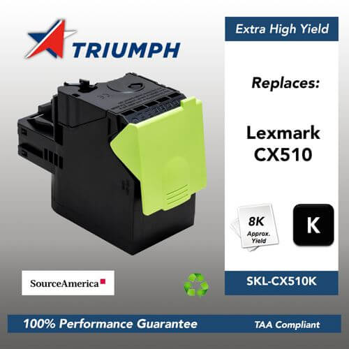 Remanufactured Skilcraft Toner, Black, Yield 8000 Remanufactured Skilcraft Toner, Black, Yield 8000