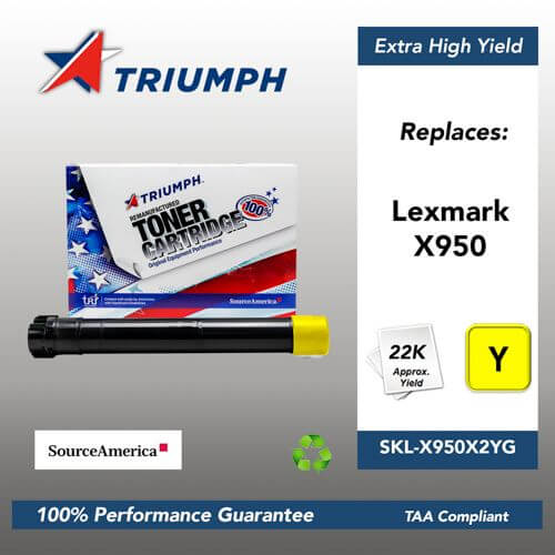 Remanufactured Skilcraft Toner, Yellow, Yield 22000 Remanufactured Skilcraft Toner, Yellow, Yield 22000