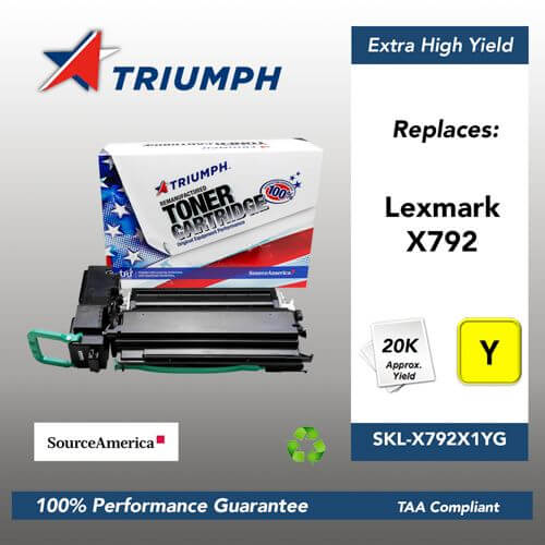 Remanufactured Skilcraft Toner, Yellow, Yield 20000 Remanufactured Skilcraft Toner, Yellow, Yield 20000