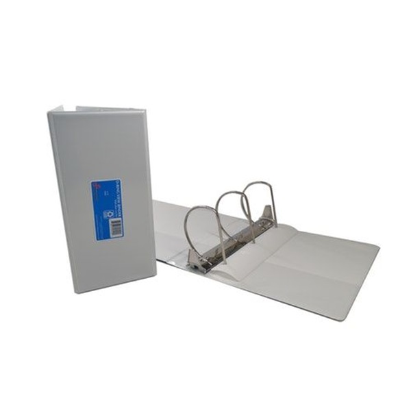 4" D-Ring View Binder with Pockets