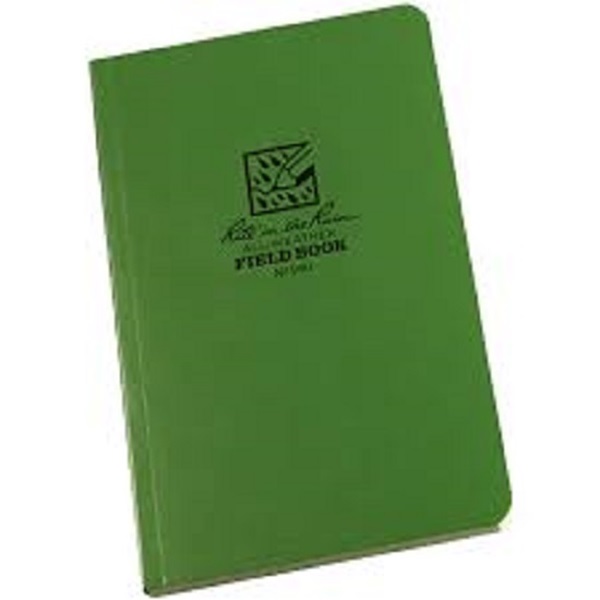 Rite-N-Rain All Weather Field Notebook, Green, 7.25" x 4.62"