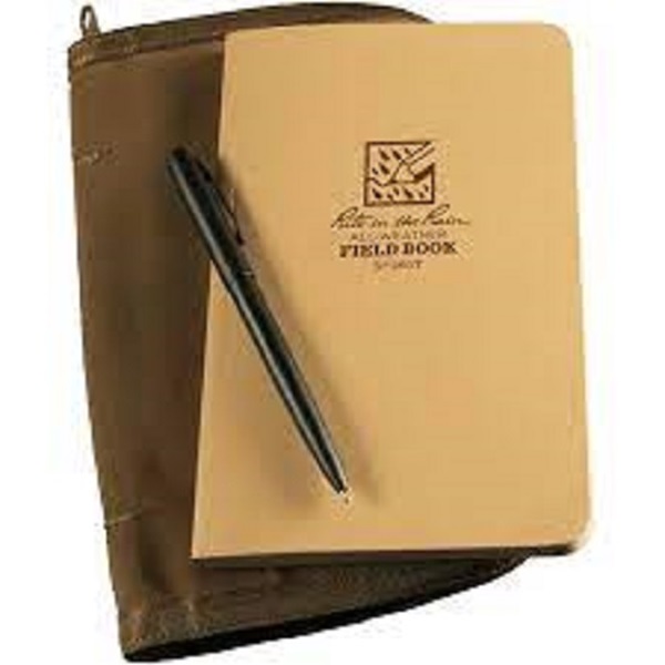 RITE N RAIN - FIELD BOOK/PEN KIT TAN
