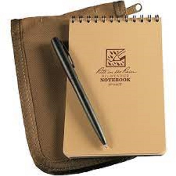 RITE N RAIN - NOTEBOOK/PEN KIT 4X6 TAN