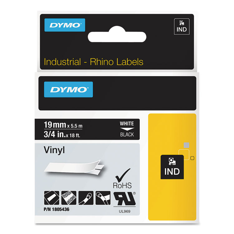 TAPE,3/4",VINYL,19MM,BK