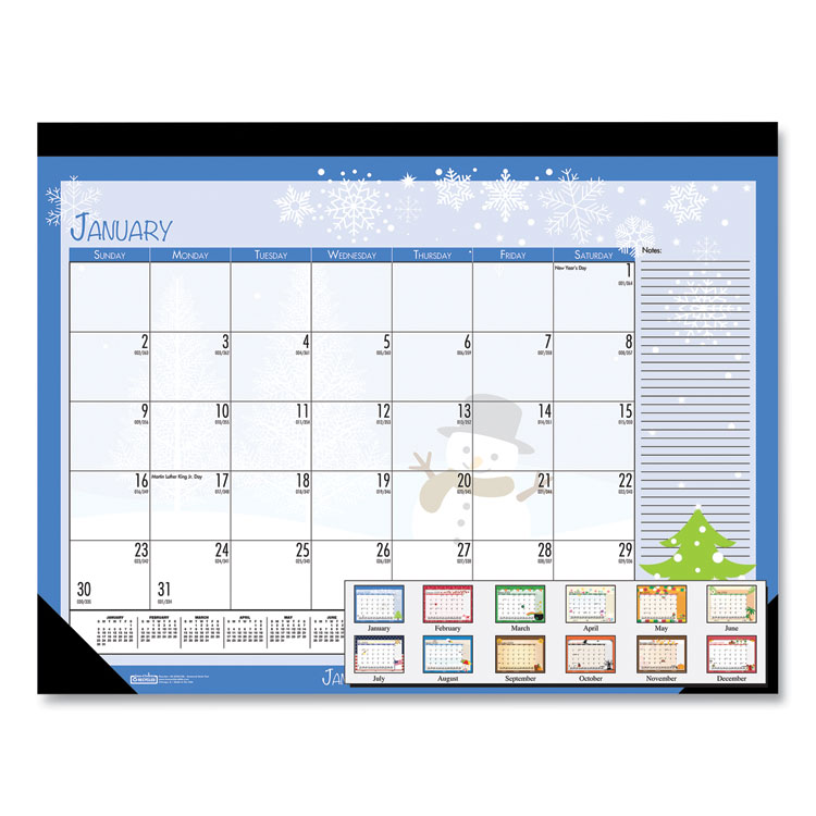 2025 Recycled Earthscapes Desk Calendar 18.5x13