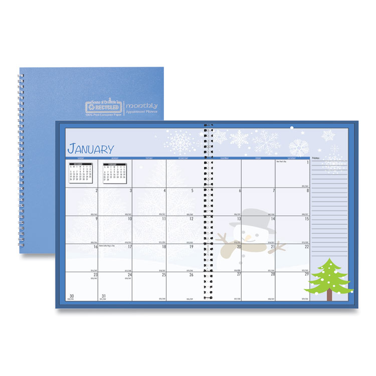 2025 Seasonal Artwork Monthly Planner, 10x7