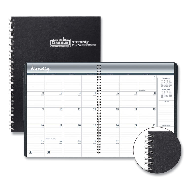 2025-2026 Monthly Hard Cover Planner, 11x8.5